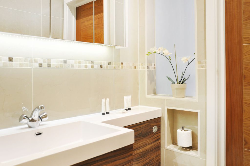 Bathroom at Lamington Apartments